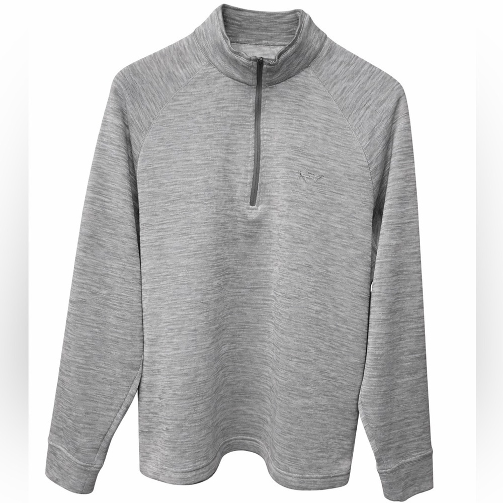 Greg Norman Collection Light Heather Gray Quarter-Zip Pullover (021)